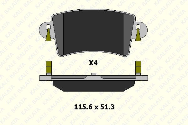Renault Master 1998-2002 Arası 2.5 D Kale Marka Arka Balata