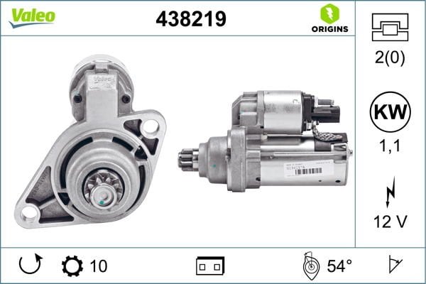 Volkswagen Golf 2003-2014 Arası 1.9 TDI, 1.4 TSI, 1.6, 1.2 TSI Valeo Marka Marş Motoru