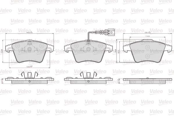 Volkswagen Multivan 2003-2015 Arası 2.0 Valeo Marka Ön Balata