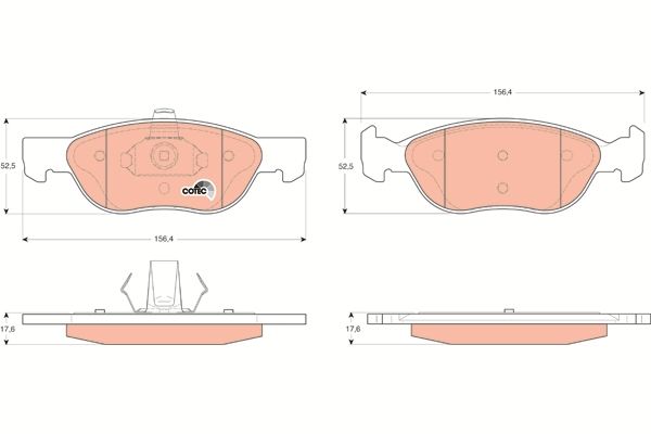 Fiat Punto 1999-2012 Arası 1.3 D Multijet TRW Marka Ön Balata