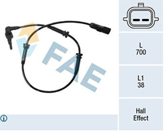 Renault Zoe 2012-2016 Arası ZOE FAE Marka Ön Abs Sensörü