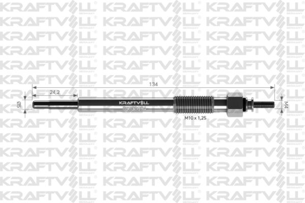 Opel Vectra 2002-2009 Arası 3.0 CDTI, 3.0 CDTi, 3.0 V6 CDTI Kraftvoll Marka Kızdırma Bujisi