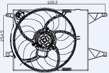 Grande Punto 1.4 8v Benzinli Fan Motoru Kale KLR-013501003