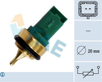Citroen C5 2008-2012 Arası 1.6 VTi 120, 1.6 VTI 120 FAE Marka Hararet Müşürü