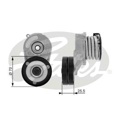 Opel Combo 2001-2011 Arası 1.7 DI 16V, 1.7 DTI 16V Gates Marka Vantilatör Kayış Gergi Rulmanı
