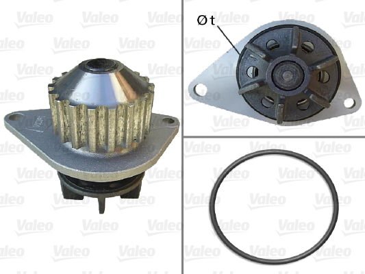 Peugeot 306 1993-2003 Arası 1.4, 1.4 SL Valeo Marka Devirdaim Su Pompası