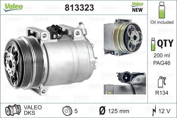 Ford Focus 2004-2013 Arası 2.0 TDCi Valeo Marka Klima Kompresörü