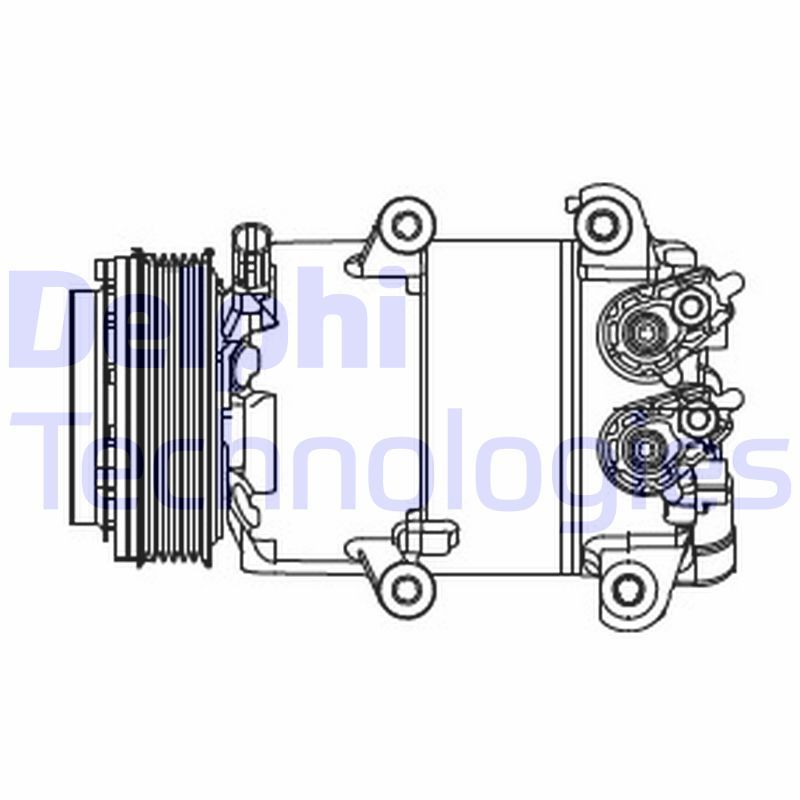 Ford Focus 2010-2014 Arası 1.6 TDCi Delphi Marka Klima Kompresörü