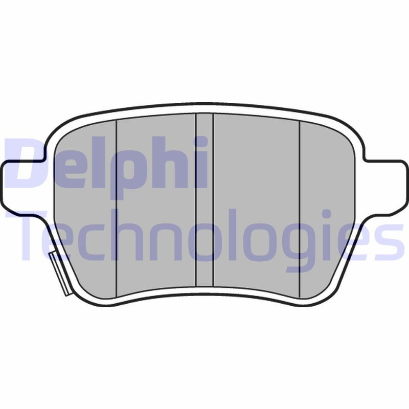 Opel Adam 2012-2019 Arası 1.4 LPG Delphi Marka Arka Balata
