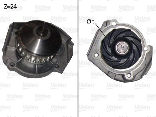 Fiat Punto 1993-2000 Arası 55 1.1, 60 1.2 Valeo Marka Devirdaim Su Pompası