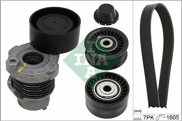 Renault Megane 2008-2012 Arası 1.2 TCe INA Marka Vantilatör Kayış Seti