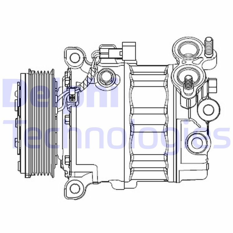 Ford C-Max 2010-2019 Arası 1.6 TDCi Delphi Marka Klima Kompresörü