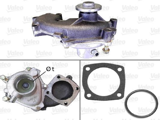 Fiat Punto 1993-2000 Arası 1.7 D, 1.7 TD Valeo Marka Devirdaim Su Pompası