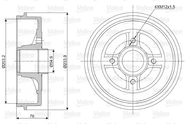 Renault Kangoo 1997-2001 Arası 1.2 Valeo Marka Kampana