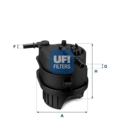 Peugeot 307 2000-2012 Arası 1.4 HDi Ufi Marka Mazot Yakıt Filtresi