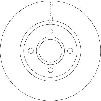 Ford Fiesta 2008-2012 Arası 1.4 LPG TRW Marka Ön Fren Diski
