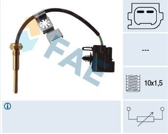 Ford Focus 1998-2009 Arası 1.8 16V, 2.0 16V FAE Marka Hararet Müşürü