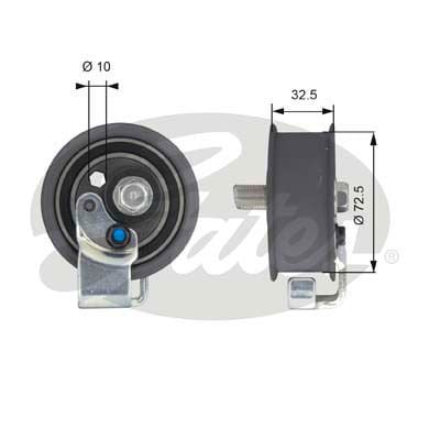 Volkswagen Passat 1996-2001 Arası 1.8, 1.8 T Gates Marka Vantilatör Kayış Gergi Rulmanı