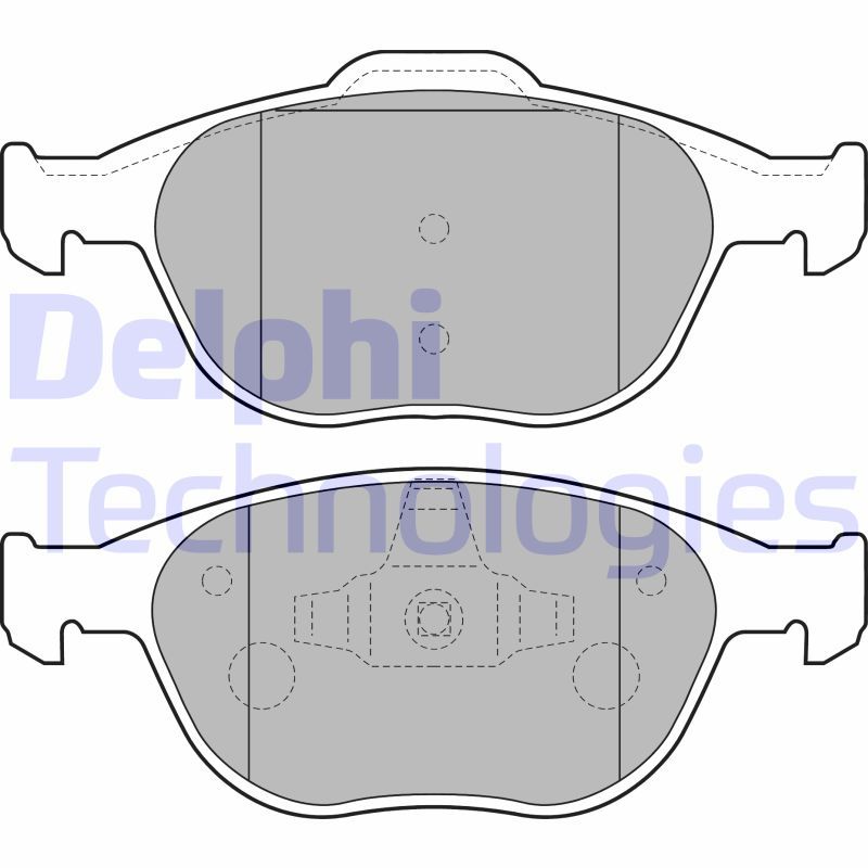 Ford Fiesta 1995-2006 Arası 1.4 i 16V Delphi Marka Ön Balata