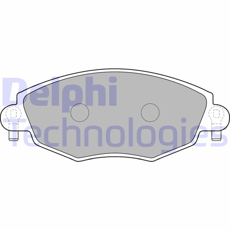 Ford Mondeo 2000-2007 Arası 2.2 TDCi, 2.0 16V DI / TDDi / TDCi, 2.5 V6 24V, 2.0 16V, 1.8 16V, 2.0 16V TDDi / TDCi Delphi Marka Ön Balata