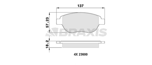 Peugeot 307 2000-2012 Arası 1.6 16V Braxis Marka Ön Balata
