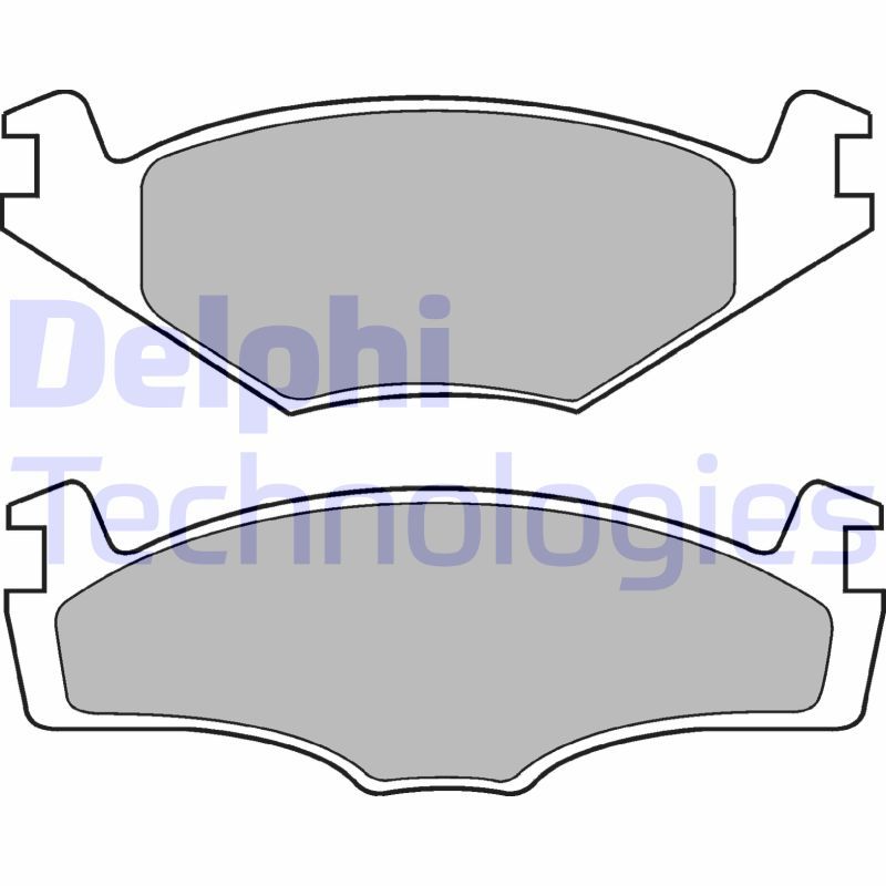 Volkswagen Golf 1974-1998 Arası 1.6 Delphi Marka Ön Balata