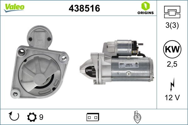 Fiat Ducato 2006-2010 Arası 130 Multijet 2,3 D, 150 Multijet 2,3 D Valeo Marka Marş Motoru