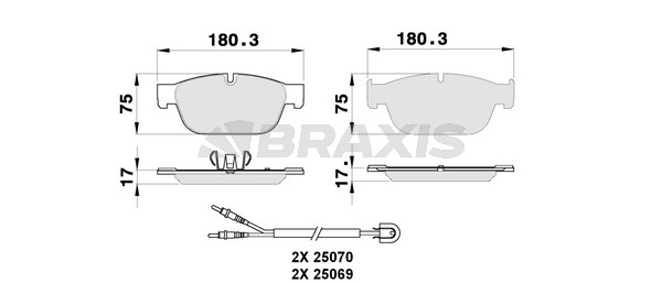 Peugeot 508 2010-2018 Arası 2.2 HDi Braxis Marka Ön Balata