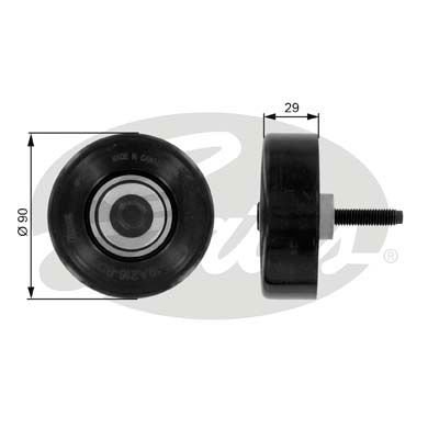 Ford Focus 1998-2009 Arası 1.8 DI / TDDi, 1.8 TDCi, 1.8 Turbo DI / TDDi Gates Marka Vantilatör Kayış Gergi Rulmanı