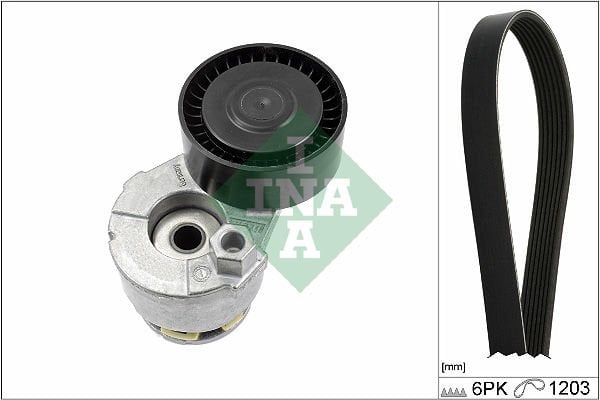 Renault Megane 2001-2014 Arası 1.5 dCi, 1.6 16V INA Marka Vantilatör Kayışı