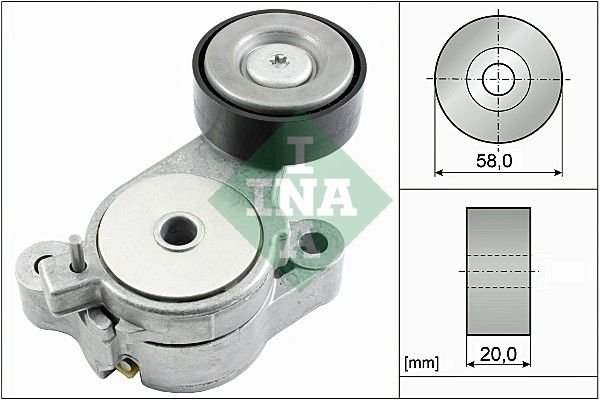 Volkswagen Passat 2005-2015 Arası 1.4 TSI EcoFuel, 1.4 TSI MultiFuel INA Marka Vantilatör Kayış Gergi Rulmanı