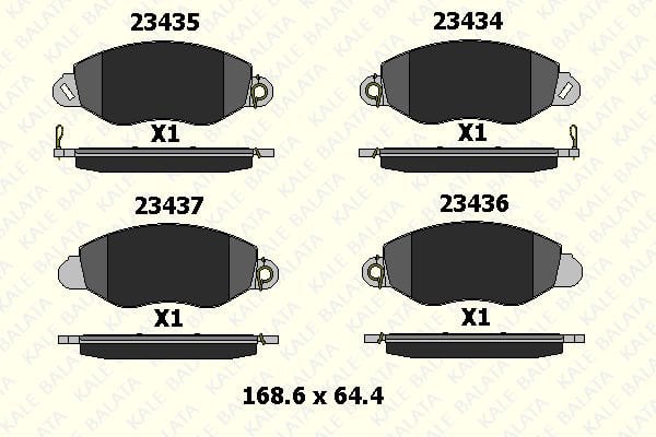 Ford Transit 2000-2006 Arası 2.0 DI Kale Marka Ön Balata