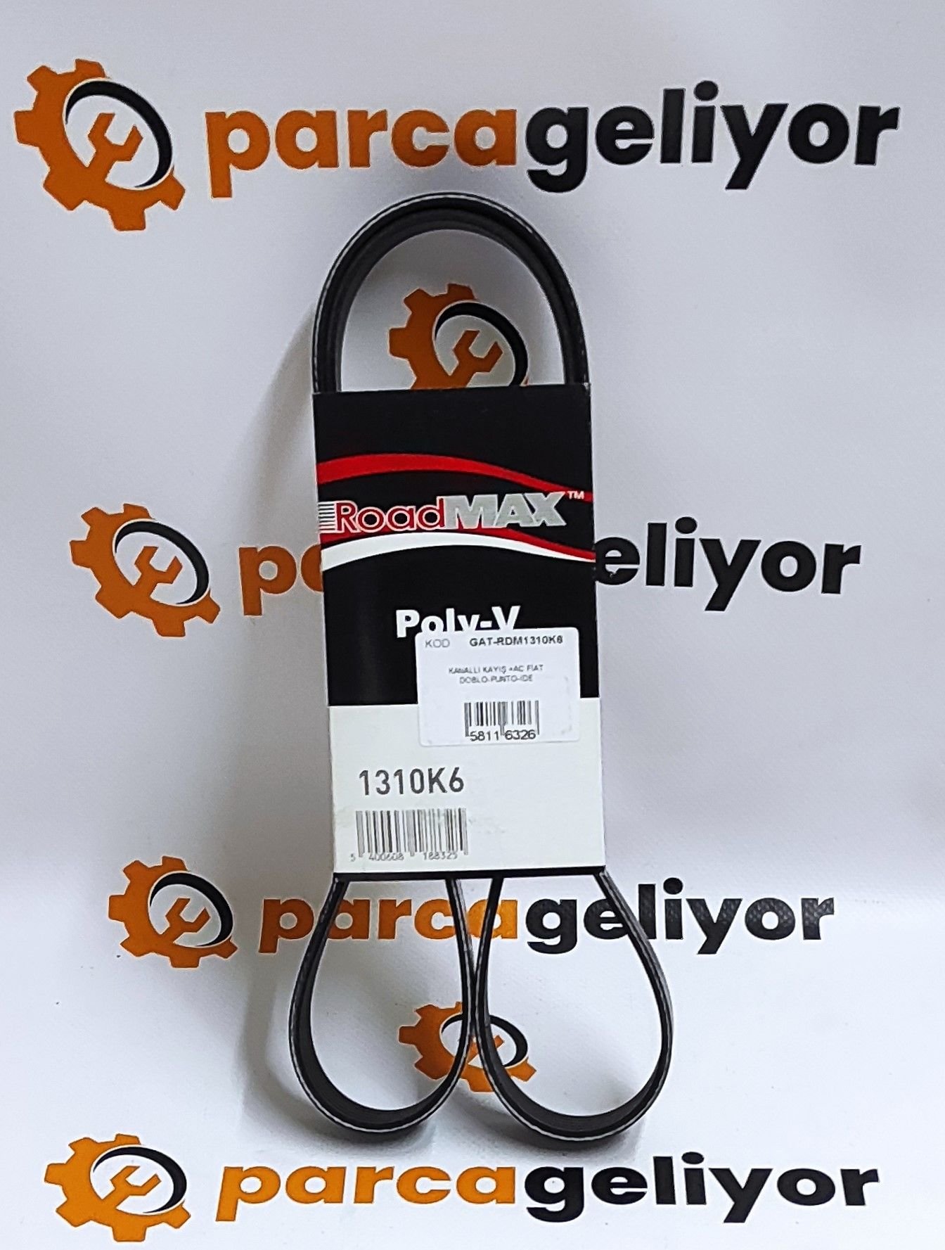 Doblo 1.3 Klimalı V Kayışı Roadmax GAT-RDM1310K6