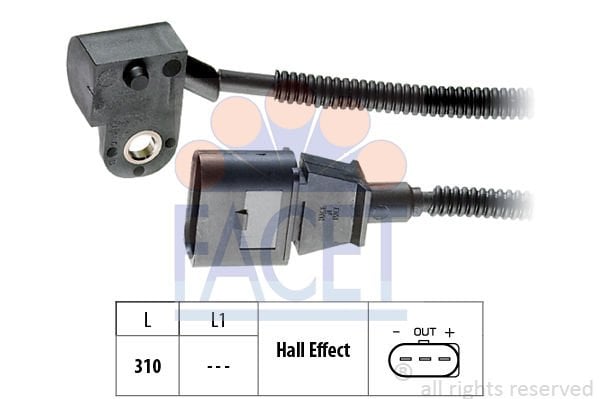 Seat Altea 2004-2008 Arası 2.0 TDI 16V Facet Marka Eksantrik Devir Sensörü