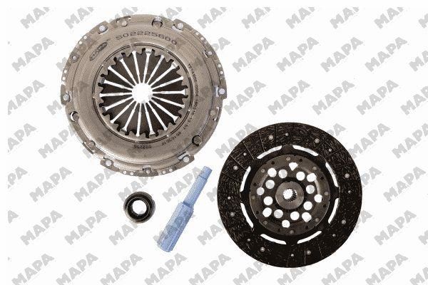 Citroen C3 2002-2006 Arası 1.6 16V HDi Mapa Marka Debriyaj Seti