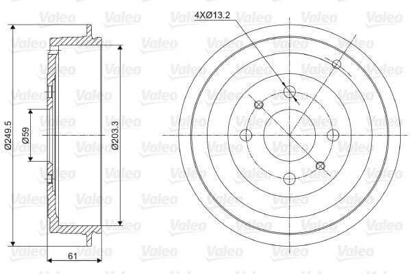 Fiat Panda 2003-2007 Arası 1.2 Valeo Marka Kampana