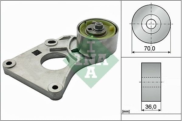 Renault Espace 1996-2002 Arası 3.0 V6 24V INA Marka Vantilatör Kayış Gergi Rulmanı