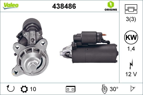 Ford Tourneo Connect 2002-2013 Arası 1.8 TDCi /TDDi /DI Valeo Marka Marş Motoru