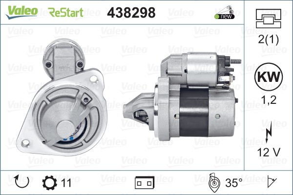Ford Tourneo Connect 2013-2017 Arası 1.0 EcoBoost Valeo Marka Marş Motoru