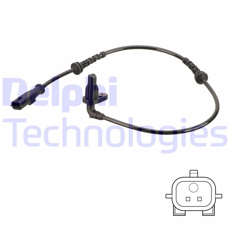 Dacia Duster 2010-2018 Arası 1.5 dCi Delphi Marka Arka Abs Sensörü