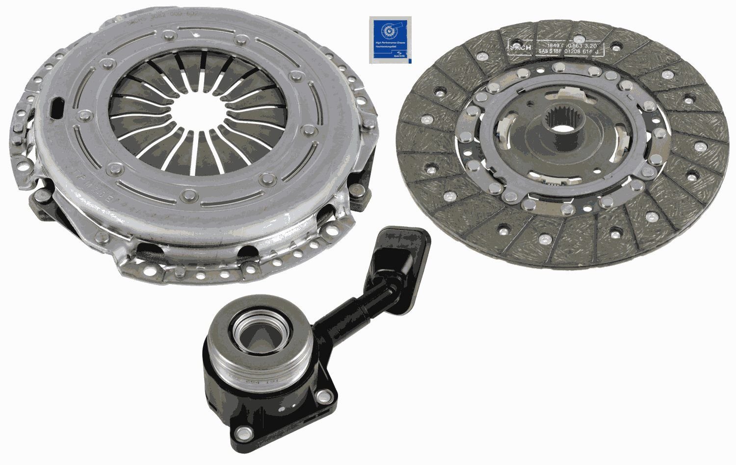 Ford S-Max 2006-2014 Arası 1.8 TDCi Sachs Marka Debriyaj Seti