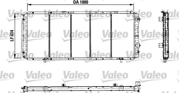 Fiat Ducato 1994-2005 Arası 2.5 D Combinato, 2.5 D Valeo Marka Su Radyatörü