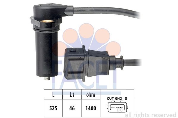 Volkswagen Polo 1995-2009 Arası 90 1.9 TDI, 1.9 TDI Facet Marka Krank Sensörü