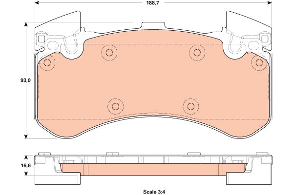 Audi A8 2009-2018 Arası 3.0 TFSI quattro TRW Marka Ön Balata
