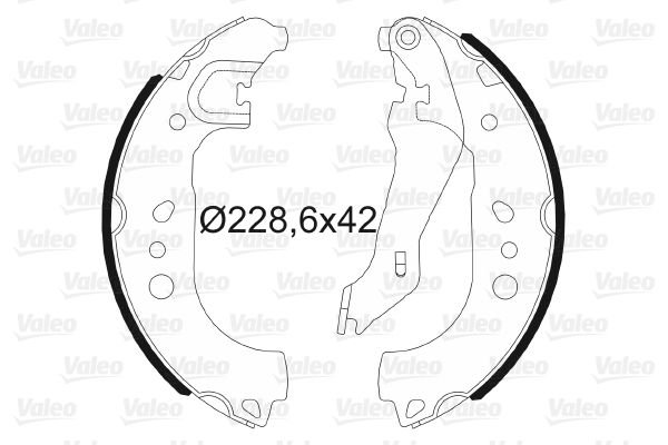 Skoda Roomster 2006-2015 Arası 1.4 Valeo Marka Pabuçlu Balata