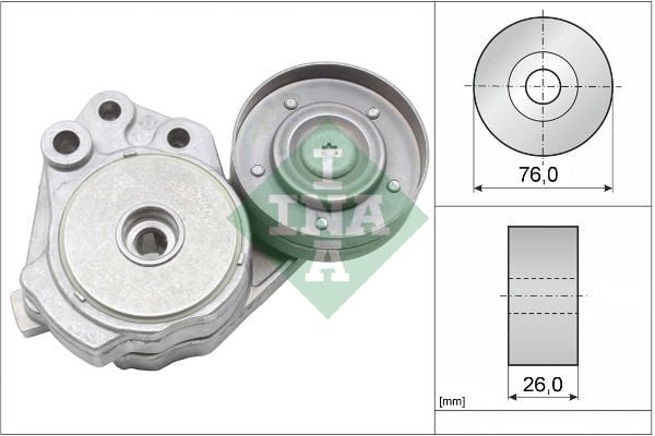 Volkswagen Passat Cc 2008-2012 Arası 1.4 TSI MultiFuel INA Marka Vantilatör Kayış Gergi Rulmanı