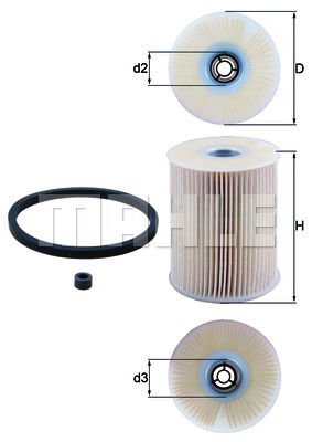 Opel Vectra 1995-2009 Arası 2.0 DI 16V Mahle Marka Yakıt Filtresi