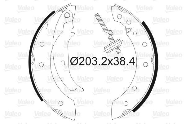 Peugeot 306 1993-2003 Arası 1.9 D Valeo Marka Pabuçlu Balata