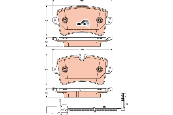 Audi A6 2010-2018 Arası 3.0 TFSI quattro TRW Marka Arka Balata