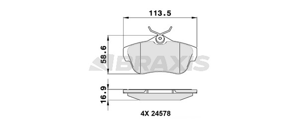 Peugeot Expert Tepee 2007-2011 Arası 2.0 HDi 100 Braxis Marka Arka Balata